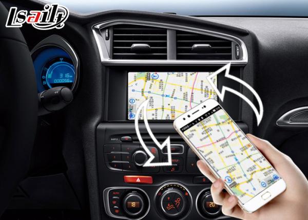 Relação video para Citroen, mercado de Google/Google Map/WiFi da navegação de Android/3G