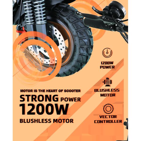 Foldable Electric Scooter for Adults 10 Inch 50km/H Two Wheels Charging Duration