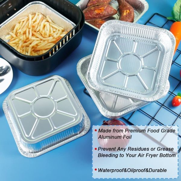 Customized Request Accepted 1350ml Disposable Aluminum Foil Container for Food Packaging
