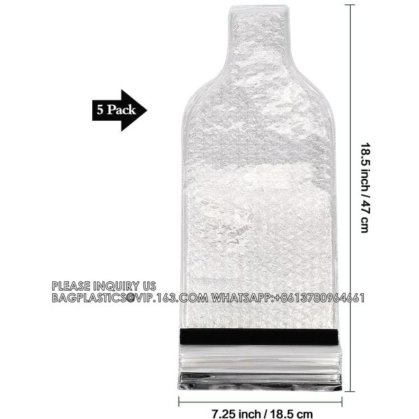 Wine Bottle Protector Bags, Wine Bags Travel, Wine Travel Protector,Leakproof Wine Travel Sleeve Case Wine Carriers