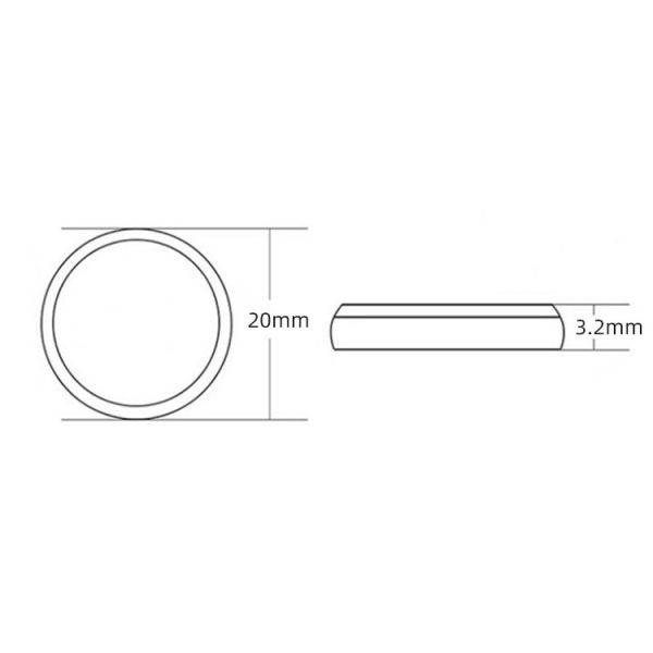 CR2032 3V Lithium Coin Battery 210mAh Long Lasting Button Cell for Car Keys Remotes Watches LED Lights and Electronic Devices