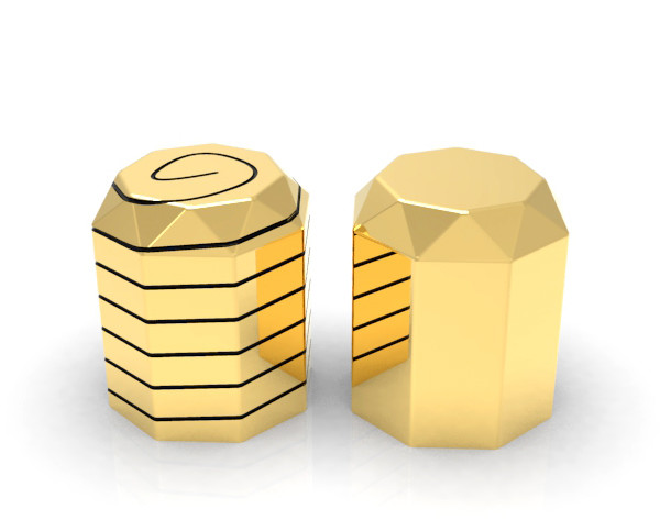 Крышка флакона духов сплава цинка заливки формы цилиндрическая