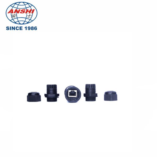 Conector RJ45 adaptador à prova d'água Ethernet Rede à prova d'água