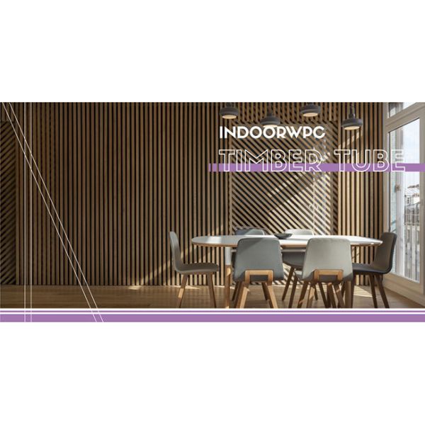 трубка ISO трубки тимберса сопротивления WPC прессформы 70x50mm неубедительная деревянная