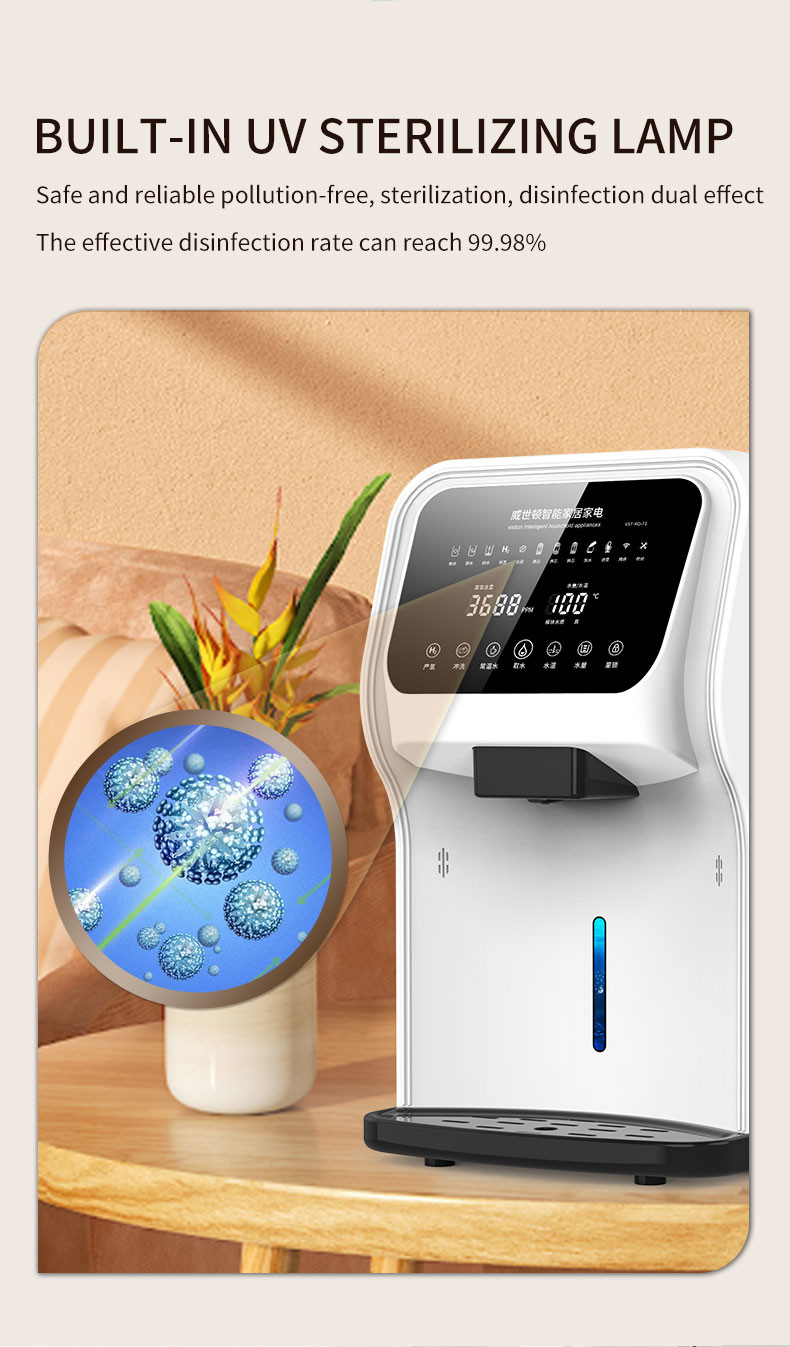 Создатель воды водопода фильтра Ionizer щелочной воды генератора Ppb Countertop 4000 богатый
