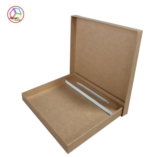 Brown Kraft Paper Gift Bags Folding Type Environmental Protection