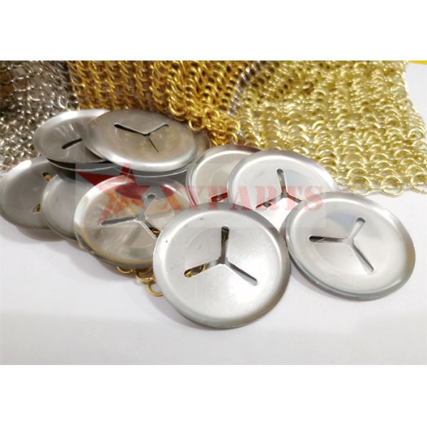 1.5 Inches Round Self Locking Insulation Washers polished CD Weld pins fixed