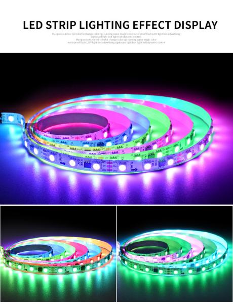 RGB Copper IP20 5M SMD 5050 LED Strip Light 10MM PCB