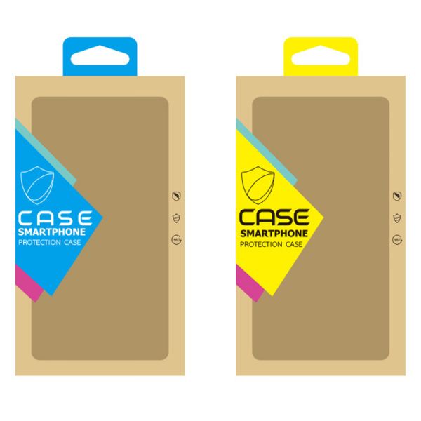Kraft Paper Phone Case Packaging Box For iphone 4.7 inch 5.5 inch