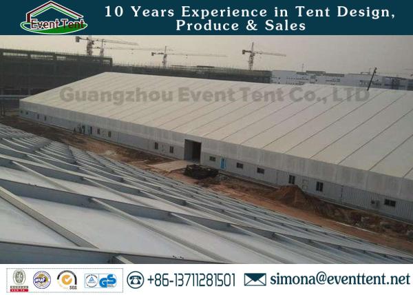 Outdoor Warehouse Tent Waterproof Temporary tents Collapsible Kit With pvc Roof