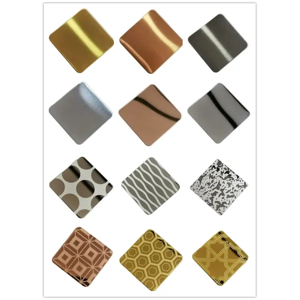 Настраивайте большую волновую водяную волновую нержавеющую сталь Металлический лист 0,8 * 1220 * 2440 мм Зеркальное волновое полотно