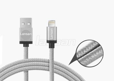 Os micro dados duráveis de USB cabografam o homem de 3.5mm ao cabo fêmea de USB para o telefone esperto