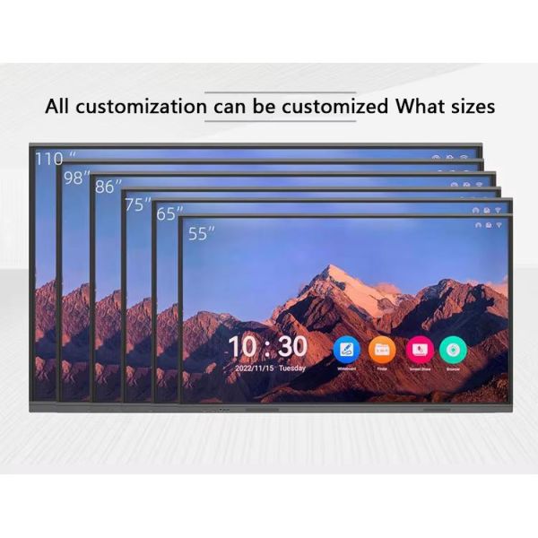 86 Inch Meeting Room Interactive Touch Screen Whiteboard, Finger Touch