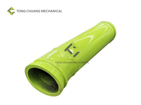 Cotovelo dobro 125*R240-20°+356mm do encanamento da bomba concreta da parede