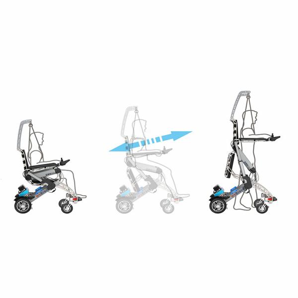 European Multifunctional Power Wheelchair for Adults for Standing Assisted Walking and Rehabilitation