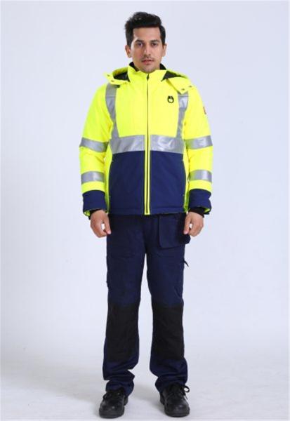 HIVIS Cold Weather Workwear 290gsm Outshell Hi Vis Winter Jacket