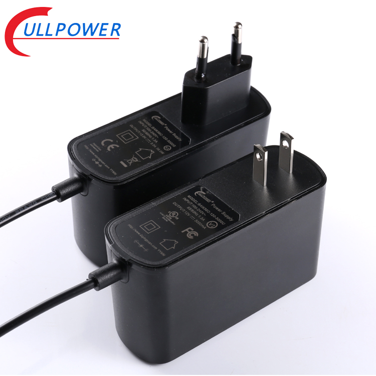 Переходник 24V 1.5A 6V 5A 9V 4A 12V 3A 18V 2A силы черного ПК ABS переключая