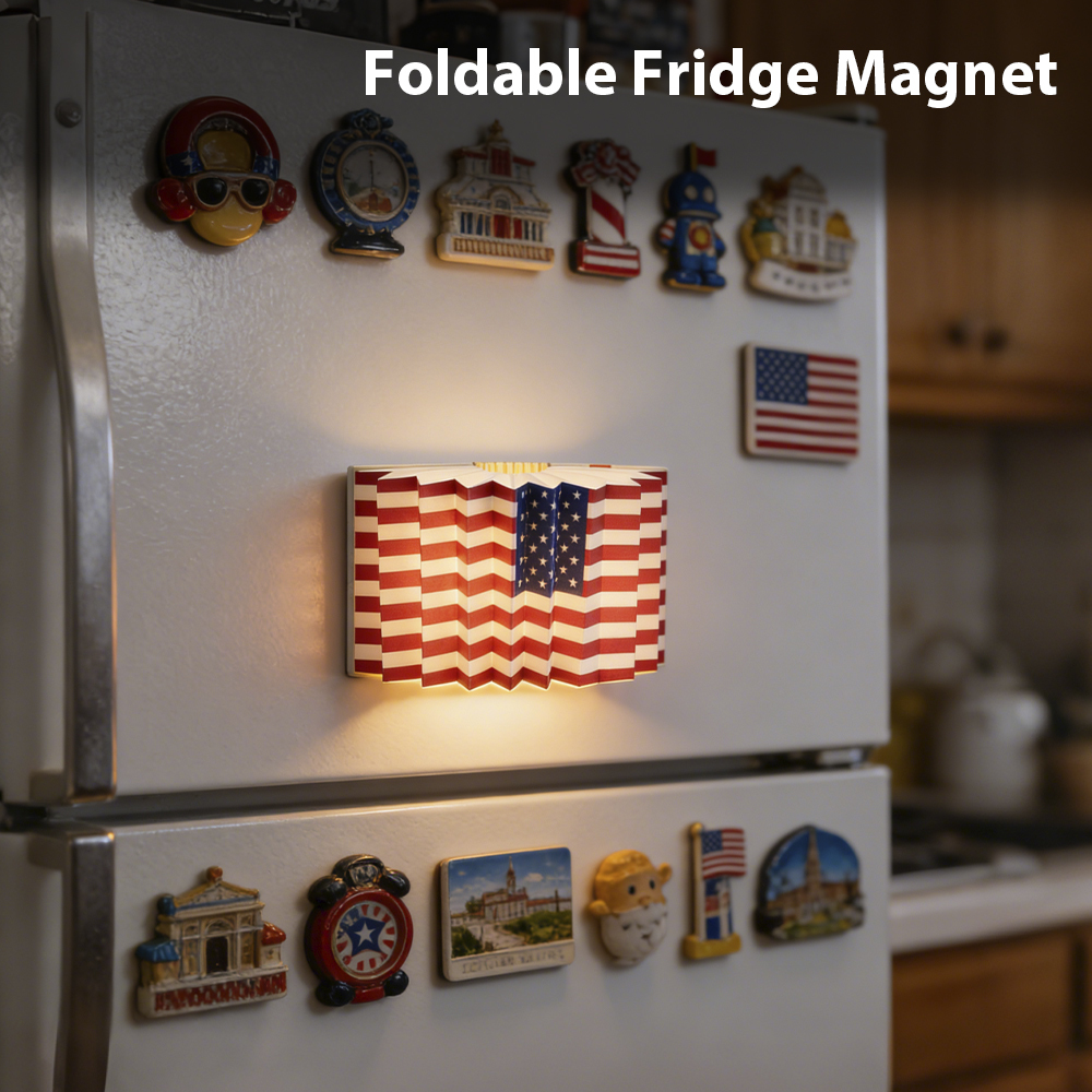 Glowing Fridge Magnet Lamp LED Paper Light Digital Printing personalized