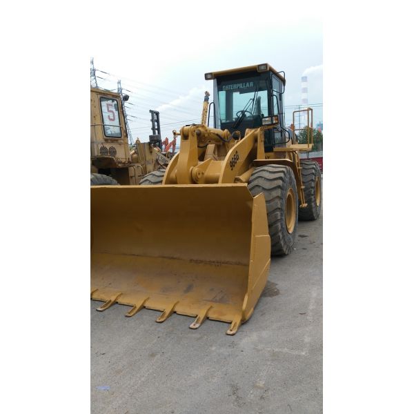 11000 12000 kg Machine Weight Used CAT 966G Wheel Loader with Nabtesco Hydraulic Pump