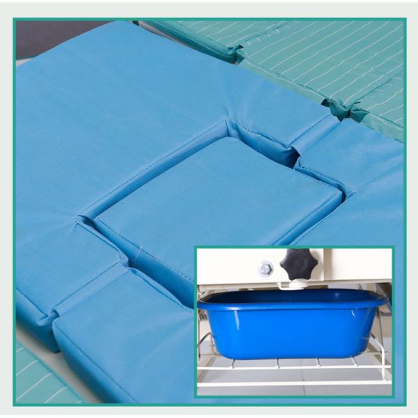 ABS Guardrails Metal Nursing Hospital Adjustable Beds With 4 Castors