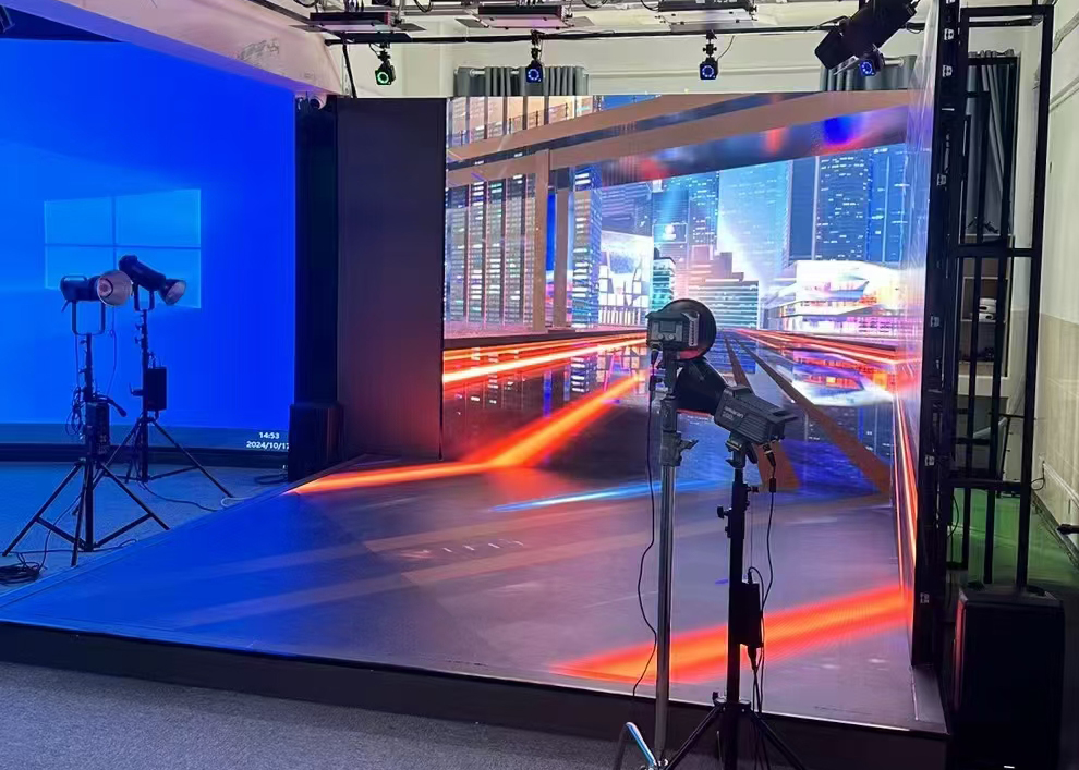 Ultra 8K Resolution Virtual LED Display XR Virtual Scene Interaction