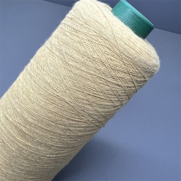 Желтый цвет Ne18/2 пряжи волокна 66TEX Para Aramid сырцовый для отрезанных устой
