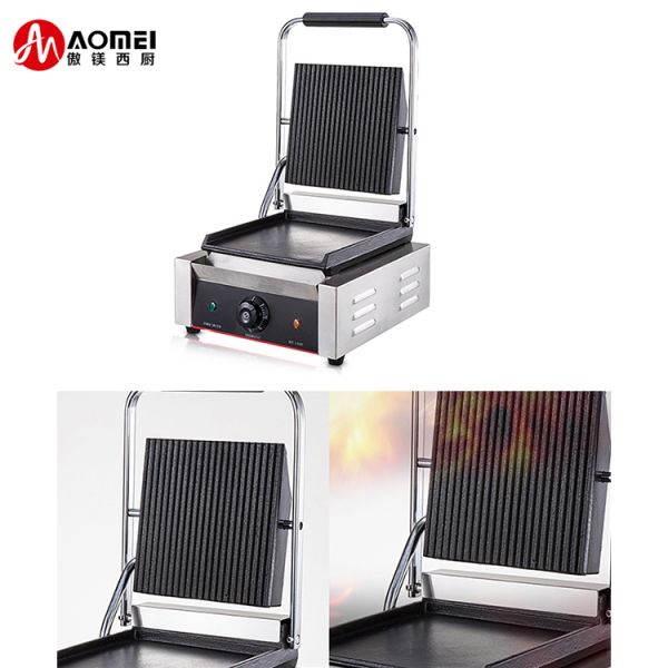 Коммерческий непримечательный Panini Press Sandwich Maker Grill для кухни Готовить Выпекание BBQ