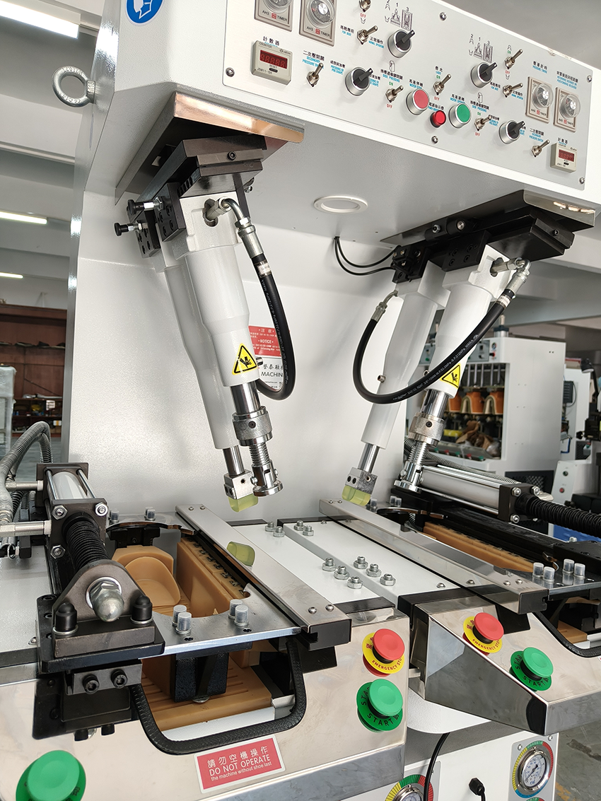 Heavy Duty Walled Hydraulic Oil Sole Attaching Pressing Machine for Footwear Safety Rubber Shoe Making