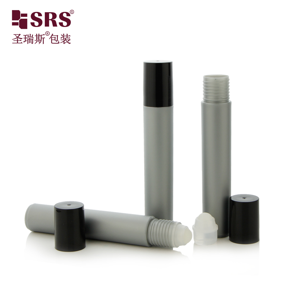 15ml Custom Printed PP Plastic Roller Bottle Empty Roll On Container for Perfume Essential Oil Cosmetic Brand Production