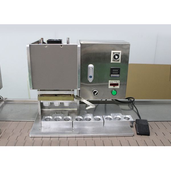 Máquina caliente plástica de la prensa de la película 900w del lacre del envase de los Pp