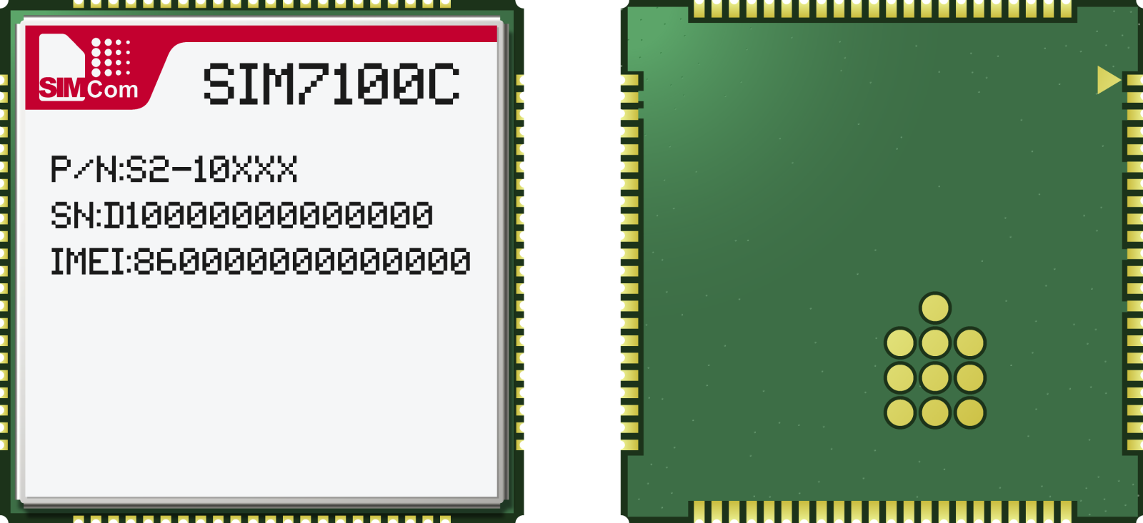 Платформа множественного режима LTE модуля SIM7100C беспроволочная LTE SIMCOM 4G
