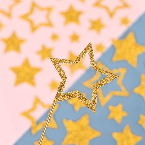 Gold Heart Glitter Vinyl Stickers 2.5mm Die Cut Glitter Stickers For Scrapbooking