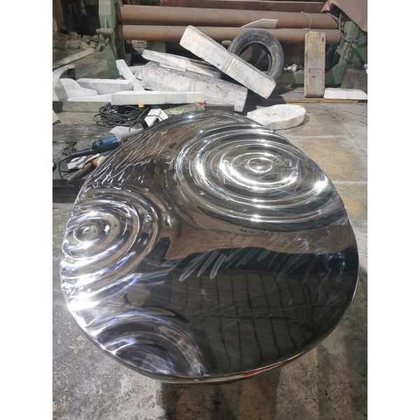 Hall Furniture Sculptures Steel 316 Water Sky Mirror Sculpture