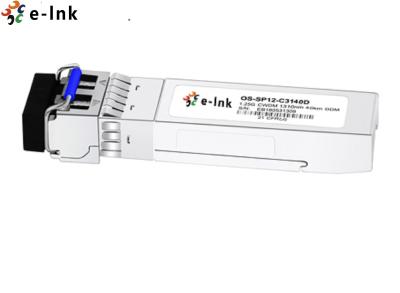 Transceptores óticos da fibra frente e verso Pluggable quente do módulo 1.25Gb/S 40KM CWDM de SFP LC