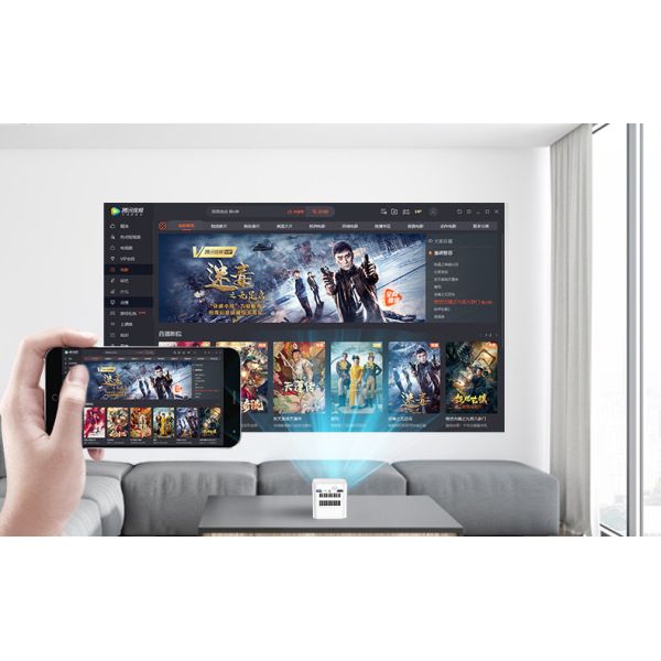 Мини репроектор СИД DLP андроида 4k кармана для домашнего на открытом воздухе театра