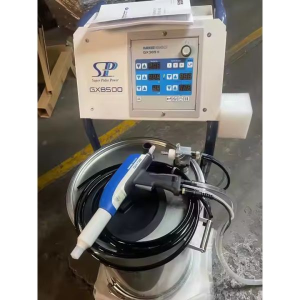 Parker Ionics GX8500 Powder Coating Machine With GX385H And GX132 Guns Steel Painting Equipment Engine Core Components