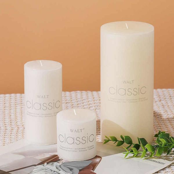 Colorful Cylindrical Wedding Hotel Party Christmas Snowflake Cheap Orange Lvory Flameless Led Wax Tall Pillar Wax