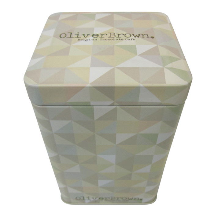 Promotion Rectangle Tin Box With Hinged Lid For Cigarette Package