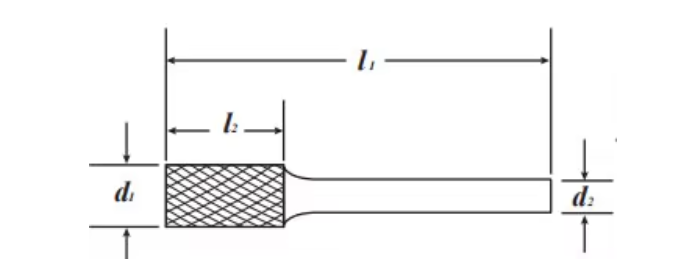 SB-9 Cylindrical End Cut Carbide Burrs 1