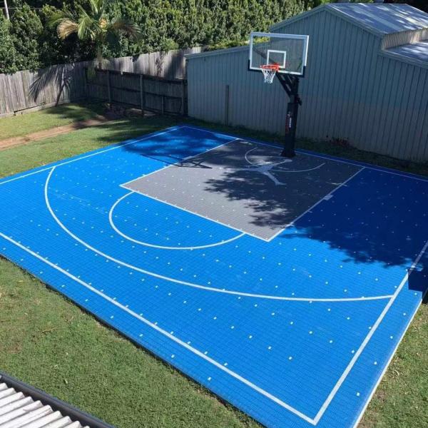 34x34cm*1.8cm anti-slip material Multi Sport pP Interlocking Tiles Outdoor Sports Floor basketballTiles