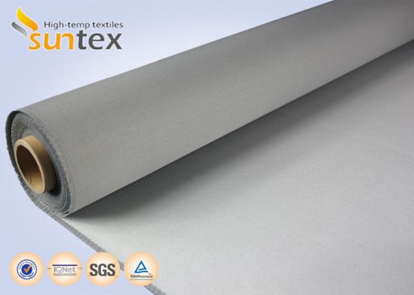 O plutônio térmico flexível do material à prova de fogo revestiu o conector de canal flexível da tela da fibra de vidro