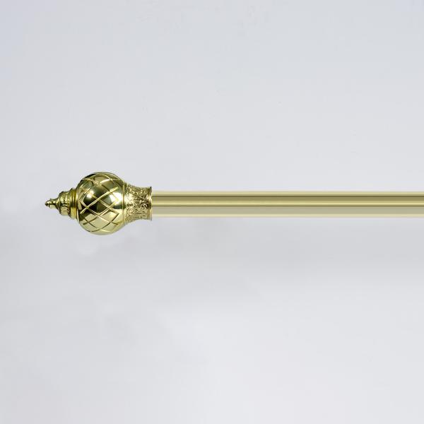 Classic Curtain Rod Set Electroplating Process For Interior Decoration