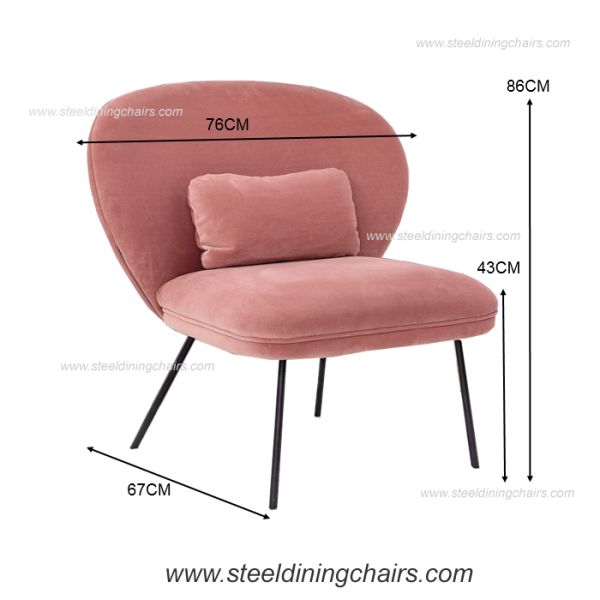 Кресло Seater раковины одного бархата