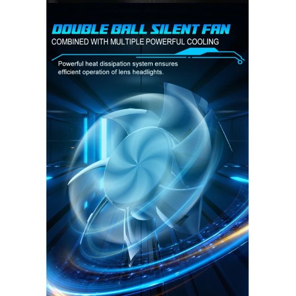 Bi Function LED Projector Lens Headlamp Projector Dual Cup 3.0 Inch 60W High Brightness