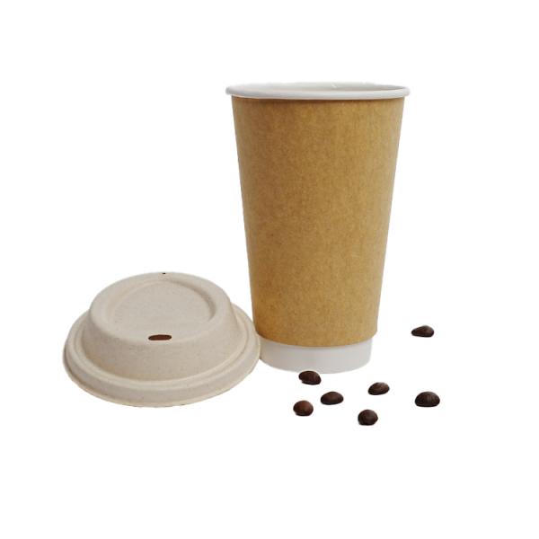 Gobelet à café jetable biodégradable personnalisé en papier, gobelet à café en papier simple et double avec couvercle