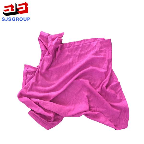 Grade B Dark color tshirt cut piece cloth cotton & synthetic cotton rag 10kg bag rags