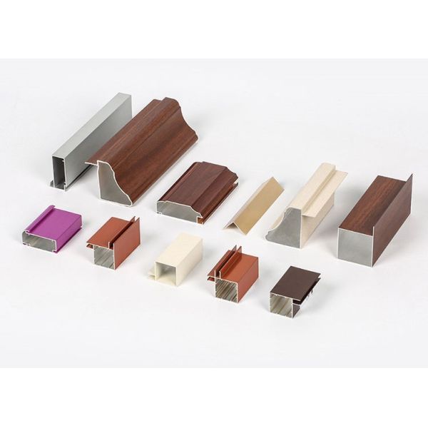 0.7mm Wood Grain 6061 Aluminum Extrusion For Kitchen Cabinet