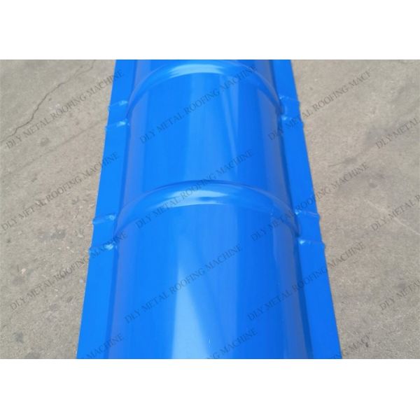 Автоматическая крышка 480V Ридж формируя оборудование машины 0.8mm Ридж стальное кафельное формируя