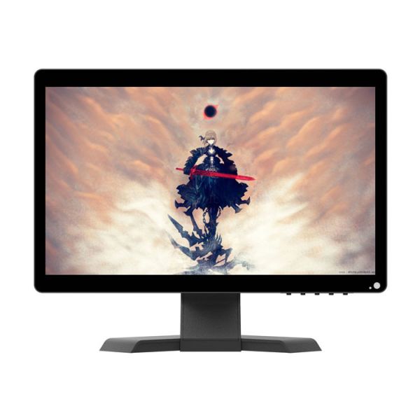 FCC 15,6 дюймовый светодиодный монитор 1920X1080 IPS светодиодный монитор VGA USB DVI AV HDMI вход