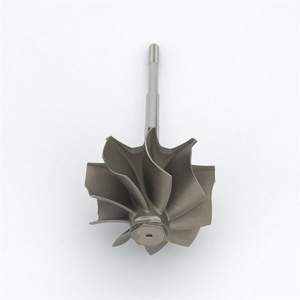 GT35R GTX3582R  Turbo Spare Parts Wheel Shaft For 62.35mm X 68mm 9 Blades Turbochargers